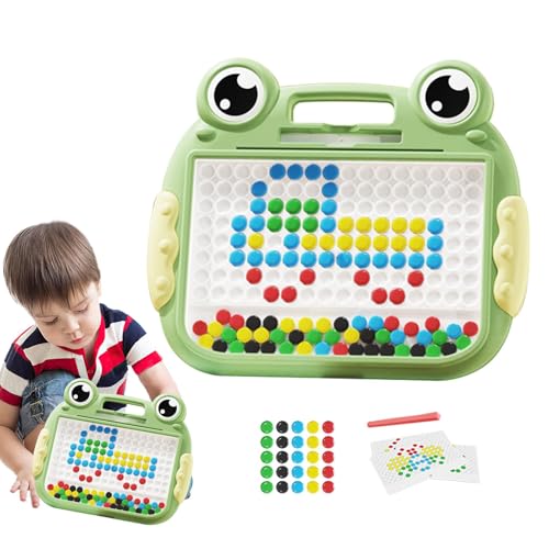 Befeixue Magnet-Zeichenbrett für Kinder, magnetisches Doodle-Board - Frosch-Magnetperlen-Zeichenbrett - Magnetisches Doodle-Brettspielzeug für Mädchen und, pädagogisches Spielzeug im Vorschulalter von Befeixue