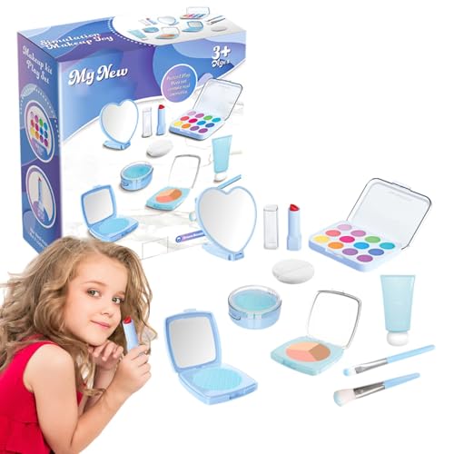 Befeixue Make-up-Sets für Kinder,Make-up-Set für Kinder zum Rollenspiel | Make-up-Spielzeug für Mädchen - Prinzessinnen-Make-up-Spielzeug für Freunde, Kinder, Familie von Befeixue