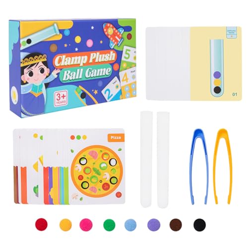 Befeixue Matching-Spiel für Kinder, Ball-Matching-Spiel,Bunte passende Spielzeuge - Früherziehungsspielzeug, Farbsortierspielzeug, Regenbogen-Plüschball-Matching-Set für und Mädchen ab 3 Jahren von Befeixue