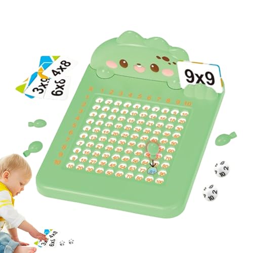 Befeixue Multiplikationsmaschine, Multiplikationsmaschine für Kinder - Mathe-Brettspiel | Spielzeug-Lernwerkzeuge Kindergarten-Mathe-Lernmaschine für Schüler und Kinder für zu Hause von Befeixue