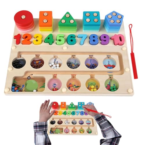 Befeixue Passende Spiele für Kleinkinder, Sortierspielzeug für Kleinkinder | Zählen passendes Spielzeug Multifunktionales Lern-Zähl-Puzzlebrett | Lustiges Puzzle-Aktivitätsbrett, Feinmotorikspielzeug von Befeixue