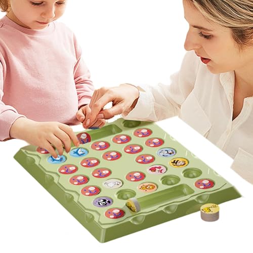 Befeixue Passendes Spiel Schachbrett, passendes Schachspiel | Umgekehrtes Schachspielzeug - Lernspielzeug, interaktives Spielzeug für Zwei Spieler, Puzzlespiel für Kinder und Erwachsene von Befeixue