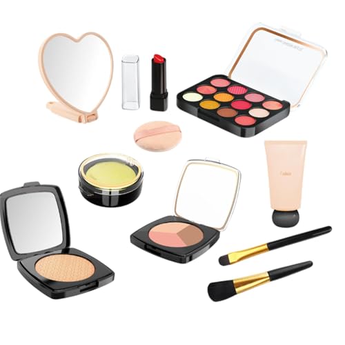 Befeixue Spiel-Make-up-Set für Kinder, Make-up-Sets für Mädchen - Kosmetisches Make-up-Spielzeug für Mädchen - Prinzessinnen-Make-up-Spielzeug für Freunde, Kinder, Familie von Befeixue