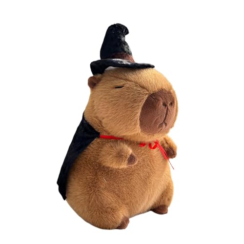 Befeixue Stofftier Capybara, Capybara Stofftier | Bequemes Plüsch-Capybara-Kissen | Kuscheltier-Plüschtier, gefülltes Capybara für Weihnachtsgeburtstag, 13,77 Zoll von Befeixue