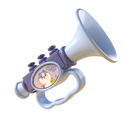 Befeixue Trompete für Kleinkinder, Trompetenspielzeug - Niedliche Mini-Trompete-Cartoon-Klarinette | Musikinstrumente für Kinder, Blashorn, Geräuscherzeuger, Musikspielzeug für Kinder ab 3 Jahren, von Befeixue