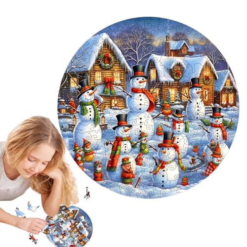 Befeixue Weihnachtspuzzles Spielzeug, Weihnachtspuzzles für Kinder | Familienspiel Lernpuzzle | Frühkindliches Bildungspuzzle, pädagogisches Puzzle-Spielspielzeug für Kinder von Befeixue