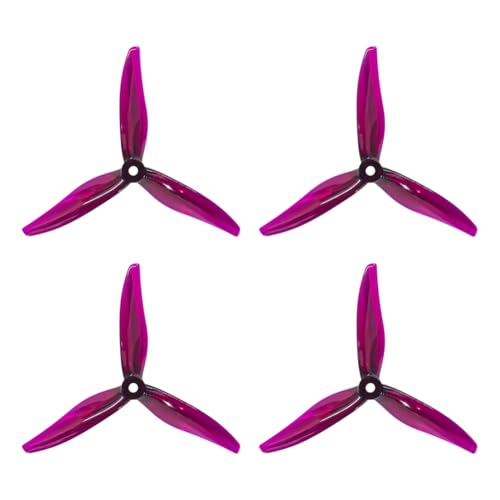 Begchy 4PCS 51377 5-Propeller mit 3 Blättern CW+CCW FPV-Propeller für RC-Drohne FPV-Rennen, Kompatibel mit 2207 Motoren A von Begchy