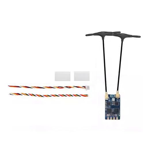 Begchy ELRS 2.4Ghz Dual Core RX Diversity Receiver ESP32+TCXO FPV Nano RX für RC-Flugzeug FPV Long Range DIY Teile 90mm*2 von Begchy