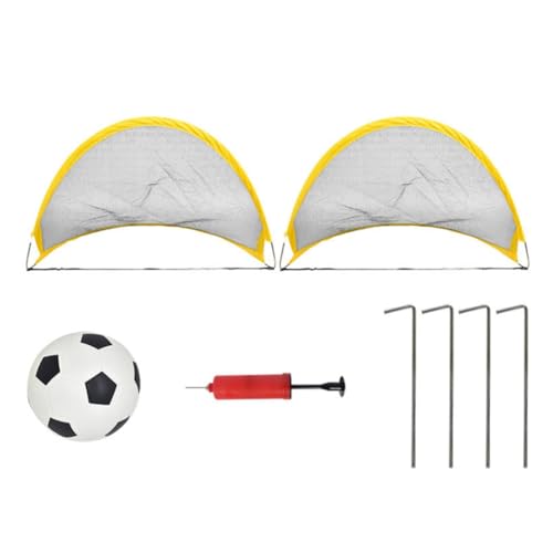 Begchy Faltbares Fußballtor-Spielzeug, 65 cm, Großes Tragbares Fußballnetz für Kinder, Outdoor-Sportspielzeug mit Fußball, Langlebig, Einfache Installation von Begchy