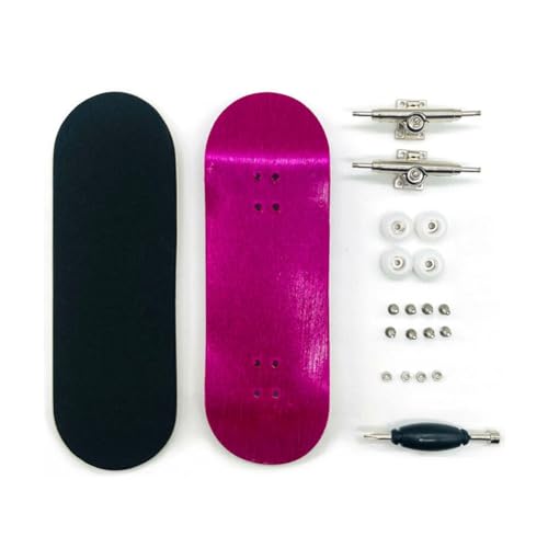 Begchy Finger Skateboard Board Breite 32mm Professionelles Ahorn Fingertip Skateboard Double Rocker Mini Skateboard Weinrot von Begchy