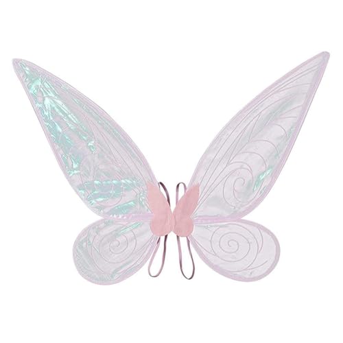 Begchy Kostüm mit Schmetterlingsflügeln für Damen und Mädchen, glitzernde Prinzessinnenflügel für Halloween, Cosplay-Kostüm, Rosa Begchy Kostüm mit Schmetterlingsflügeln für Damen und Mädchen, glitzernde Prinzessinnenflügel für Halloween, Cosplay-Kostüm, Rosa von Begchy