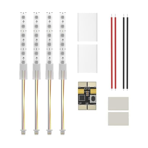 Begchy LED-Streifen-Kit für Mach R5 Sport Winziger LED-Streifen-Kit 5V Drohnen-LED-Streifen für FPV Drohnen-Zubehör DIY von Begchy