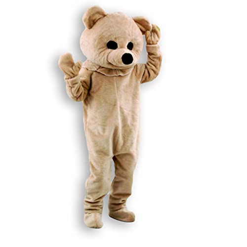 Kostüm Maskottchen Bär Beige von Begoon