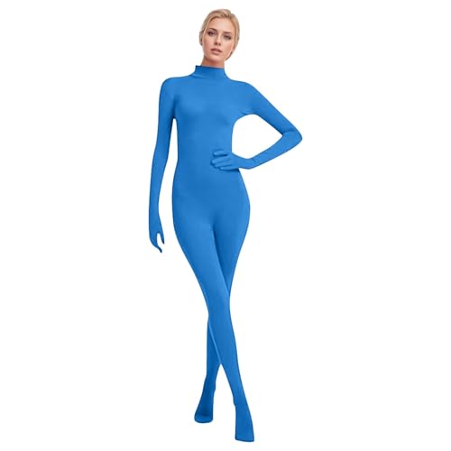 Astronaut Kostüm, Faschingskostüme Dame, Karneval Kostüm Männer, Erwachsene Open Face Zentai Cosplay Jumpsuit Ganzkörperanzug Orange Tight Bodysuit Kostüm für Party Halloween Weihnachten Unisex von Beichwtd