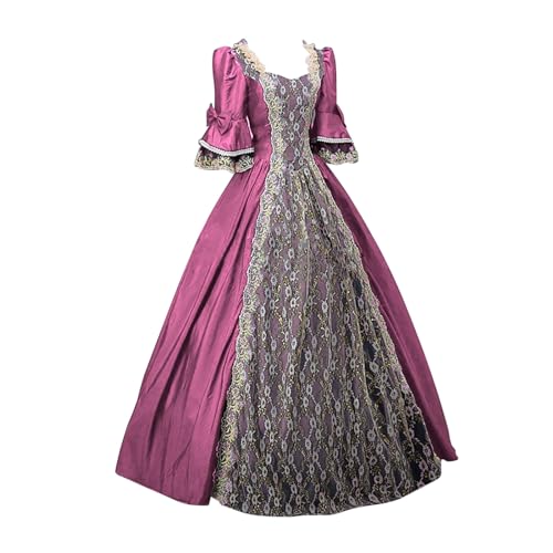 Mittelalter Kleidung Damen Große Größen Corsagenkleid Wikinger Kleidunger Halloween Kostüm Gothic Kleid Cosplay Viktorianisches Kleid Prinzessin Kleider Renaissance Piratenkostüm Medieval Dress von Beichwtd