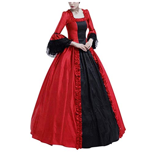 Mittelalter Kostüm Damen Cosplay Kleidung Prinzessin Kleider Wikinger Kleidunger Viktorianisches Kleid Gothic Kleid Halloween Piratenkostüm Große Größen Corsagenkleid Medieval Dress Renaissance von Beichwtd