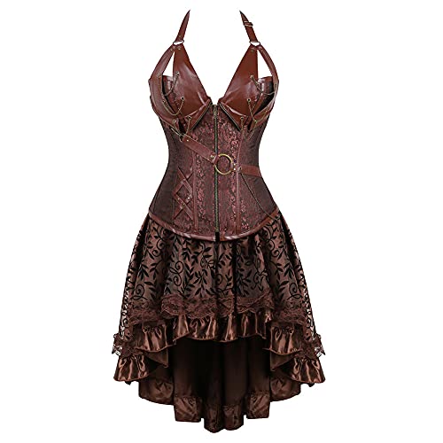 Mittelalter Kostüm Damen Prinzessin Kleider Halloween Corsagenkleid Medieval Dress Piratenkostüm Cosplay Gothic Kleid Renaissance Wikinger Kleidunger Kleidung Große Größen Viktorianisches Kleid von Beichwtd