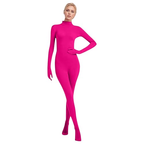 Ninja Kostüm Kinder, Faschingskostüme Dame, Karneval Kostüm Männer, Erwachsene Open Face Zentai Cosplay Jumpsuit Ganzkörperanzug Orange Tight Bodysuit Kostüm für Party Halloween Weihnachten Unisex von Beichwtd