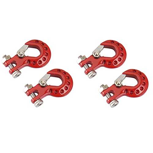 Beifenl 4Pcs Metall Anhänger Winde Dekoration für 1/10 RC Crawler Auto Axial SCX10 TRX4 D90 Upgrade Teile, 1 von Beifenl