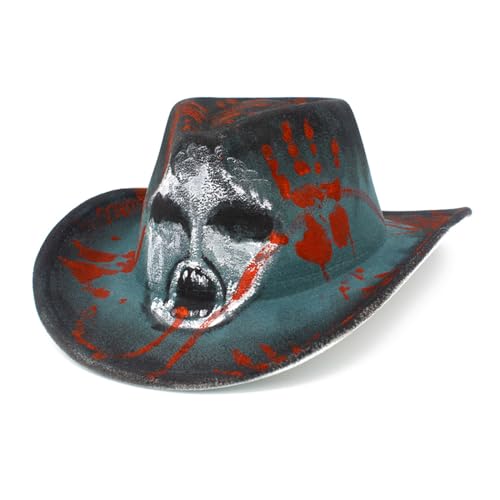 Beimus Leichter Cowgirl-Hut, Damen, Herren, Damen, Halloween, Weihnachten, Cowboyhut, Karneval, Party, winddichter Hut von Beimus