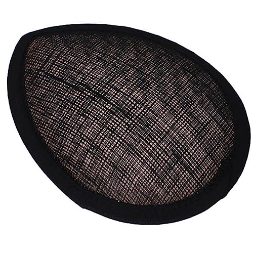 Beimus Sinamay Fascinator mit Untertasse, Tropfenform, Sinamay-Fascinator, Sinamay-Hut, Basis, Fascinator Basis, Sinamay-Basis von Beimus