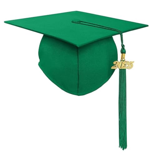 Beimus Universitätsabschlusshut College Graduation Hut Unisex Matte Erwachsene Quasten Hut für Studenten und Absolventen von Beimus