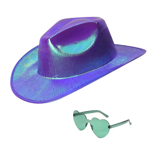 Beimus Western-Fantasy-Hut-Sonnenbrille für Junggesellinnenabschiede. Seien Sie im Mittelpunkt der Aufmerksamkeit von Beimus