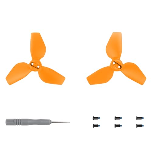 BeisDirect NEO Propellers Ersatz Prop Blades 2016S Propeller Leichter Drohnenflügel für DJI NEO Drohne Zubehör Exklusive Schrauben & Schraubendreher (1 Paar, Orange) von BeisDirect