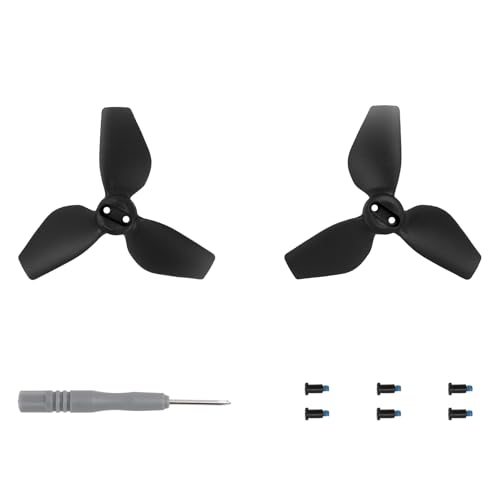 BeisDirect NEO Propellers Ersatz Prop Blades 2016S Propeller Leichter Drohnenflügel für DJI NEO Drohne Zubehör Exklusive Schrauben & Schraubendreher (1 Paar, Schwarz) von BeisDirect