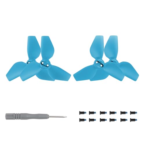 BeisDirect NEO Propellers Ersatz Prop Blades 2016S Propeller Leichter Drohnenflügel für DJI NEO Drohne Zubehör Exklusive Schrauben & Schraubendreher (2 Paar, Blau) von BeisDirect