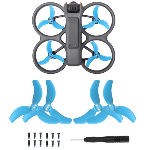 BeisDirect Propeller für DJI Avata 2 Ersatz-Stützblätter 3032S, geräuscharmes Zubehör für DJI Avata 2 Drohnenzubehör, exklusive Schrauben und Schraubendreher (blau) von BeisDirect