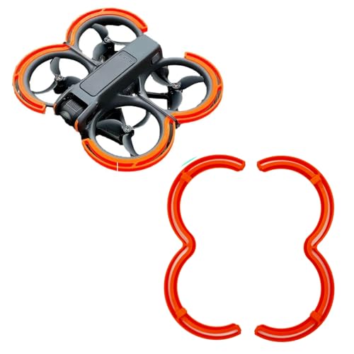 BeisDirect Propellers Guard Protector for DJI Avata 2 Protective Bumper Ring Propeller Guard Anti Collision Impact Protectors Prop Bumper for DJI Avata2 Drone Accessories (Orange) von BeisDirect