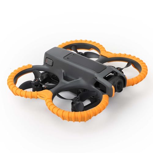 Schützender Stoßstangen-Ring für DJI Avata 2 Propeller Protector Guard Anti-Kollisions-Schlagschutz für DJI Avata 2 Zubehör (Orange) von BeisDirect