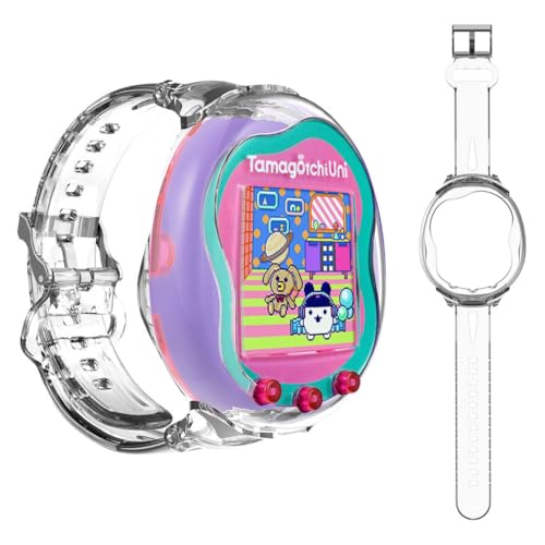 Silikon-Uhrenarmband für Tamagotchi Uni (2023) Haustier-Spielkonsole, Armband für virtuelle Haustiermaschine Tamagotchi Uni, TPU-Schutzhülle, Tamagotchi Uni, Uhrenarmband für Kinder, Teenager, von BeisDirect