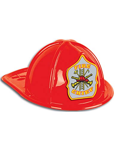 Generique - Roter Feuerwehrhelm für Erwachsene - Rot von Beistle