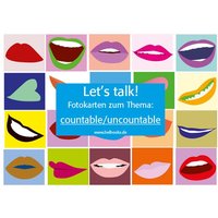 Let's Talk! Fotokarten 'countable and uncountable' von Bel Verlag & Sprachen