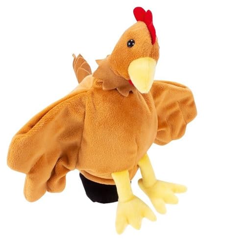 Beleduc 40112 - Handpuppe Huhn, Bewährt im Kindergarten, Mehrfarbig, OneSize von Beleduc