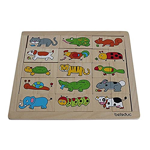 Beleduc 11006 - Match und Mix Tiere, Puzzle von Beleduc