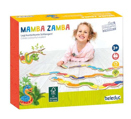 Mamba Zamba, Kinderspiel, Lernspiel für Zuhause - Bekannt aus dem Kindergarten von Beleduc