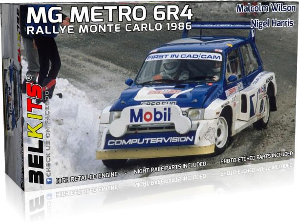 MG METRO 6R4,Rallye Monte Carlo 1986 von Belkits