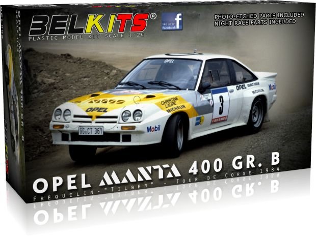 Opel Manta 400 GR.B Tour de corse 1984 Frequelin -Tilber von Belkits