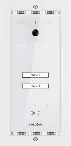 Bellcome Advanced Video-Türsprechanlage Kabelgebunden Außeneinheit 1 Stück Weiß von Bellcome