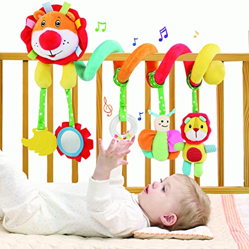 BelleStyle Activity Spirale Baby, Baby Spielzeug 0 3 6+ Monate, Kinderwagen Spielzeug, Plüschtiere Babyschale Kinderbett Spielzeug Motorikspielzeug zum Aufhängen für Baby Kleinkinder Mädchen Junge BelleStyle Activity Spirale Baby, Baby Spielzeug 0 3 6+ Monate, Kinderwagen Spielzeug, Plüschtiere Babyschale Kinderbett Spielzeug Motorikspielzeug zum Aufhängen für Baby Kleinkinder Mädchen Junge von BelleStyle