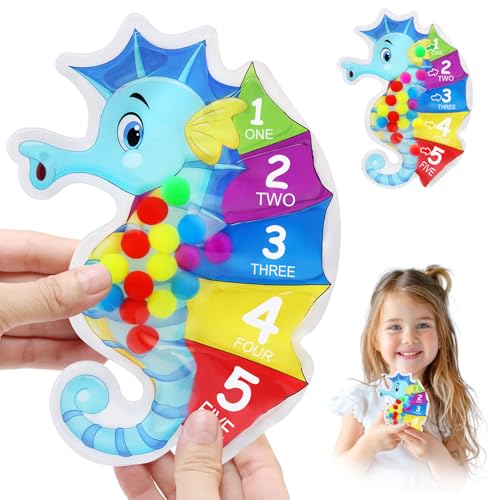 BelleStyle Fidget Toys, Sensorik Spielzeug, Squeezable Farben Sortieren Spielzeug für Kinder, Seepferdchen GelgefüLlte Sensorisches Antistressspielzeug Motorikspielzeug Fidget Spiel für ADHS Autismus BelleStyle Fidget Toys, Sensorik Spielzeug, Squeezable Farben Sortieren Spielzeug für Kinder, Seepferdchen GelgefüLlte Sensorisches Antistressspielzeug Motorikspielzeug Fidget Spiel für ADHS Autismus von BelleStyle