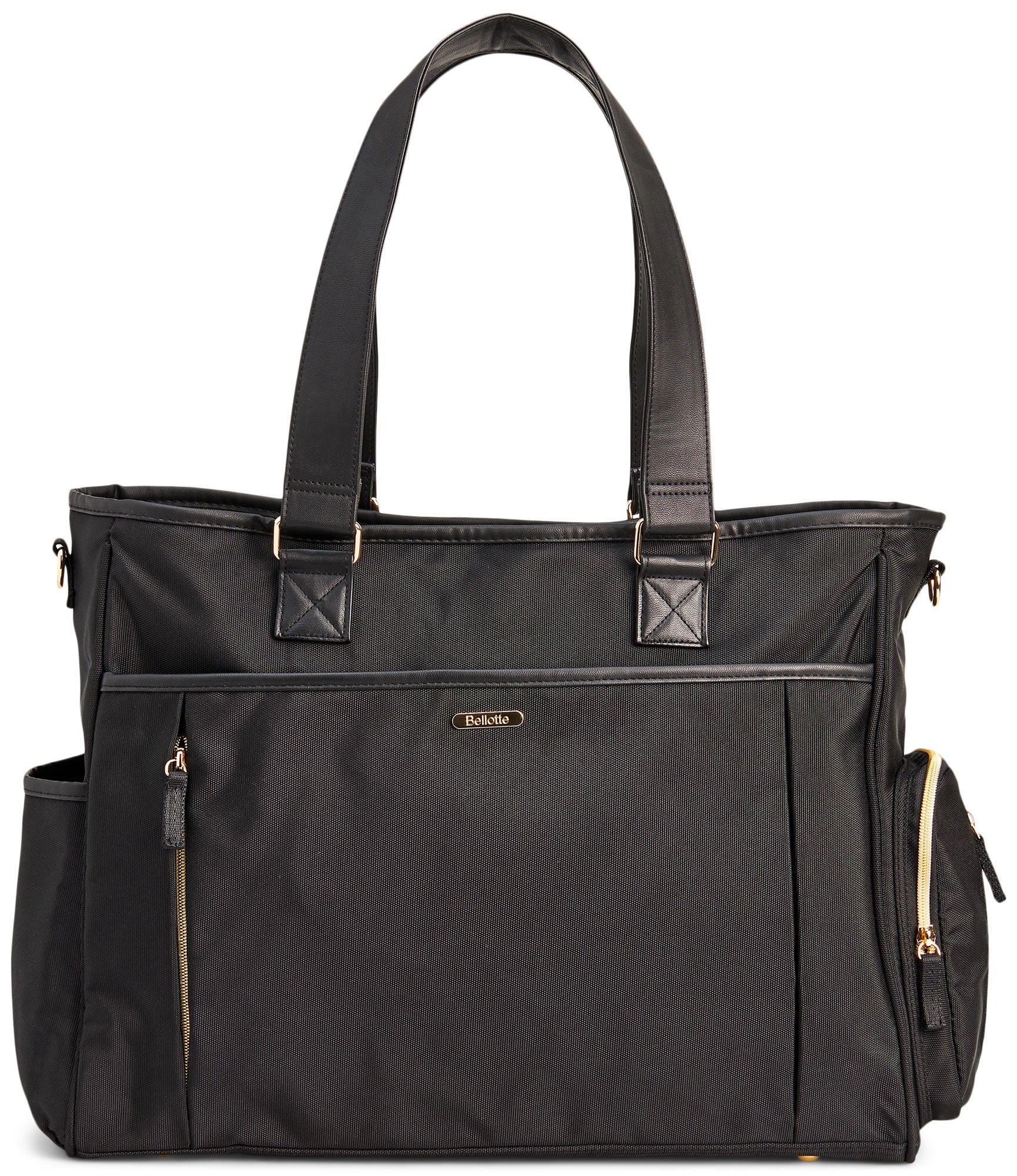 Bellotte Lisa Wickeltasche, Black/Gold von Bellotte