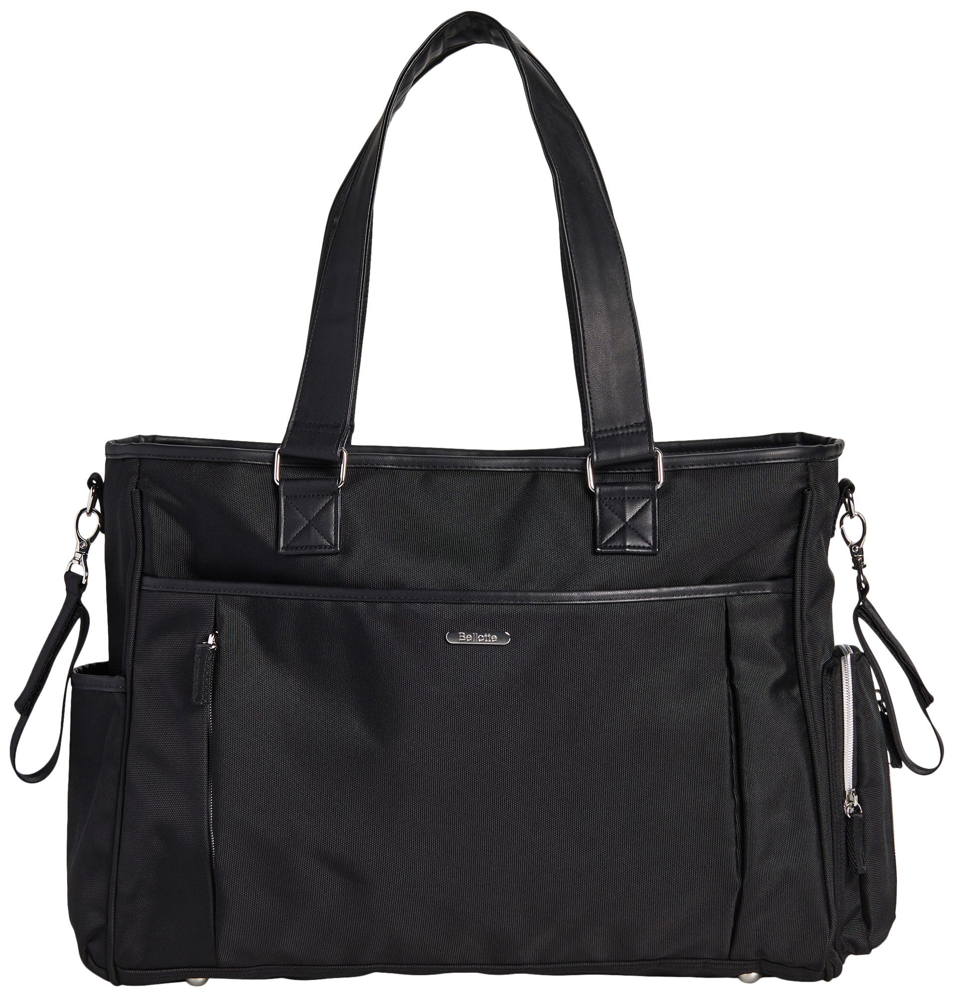 Bellotte Lisa Wickeltasche, Black/Silver von Bellotte