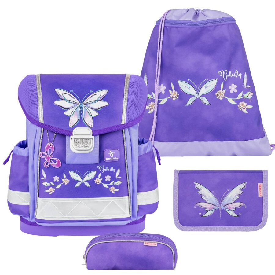 Belmil Schulranzen-Set 4-tlg Mädchen Classy Starlight Wings | AGR Belmil Schulranzen-Set 4-tlg Mädchen Classy Starlight Wings | AGR von Belmil