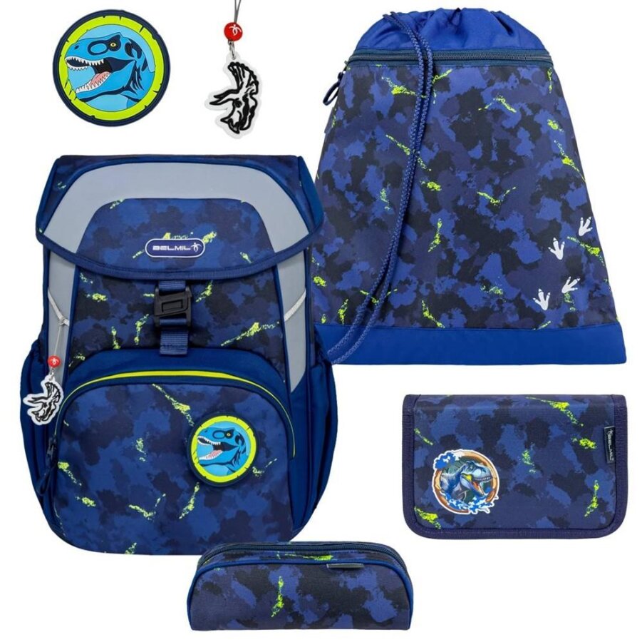 Belmil Schulranzen-Set MAXI 4tlg Dinosaurier "T-Rexy" Belmil Schulranzen-Set MAXI 4tlg Dinosaurier "T-Rexy" von Belmil