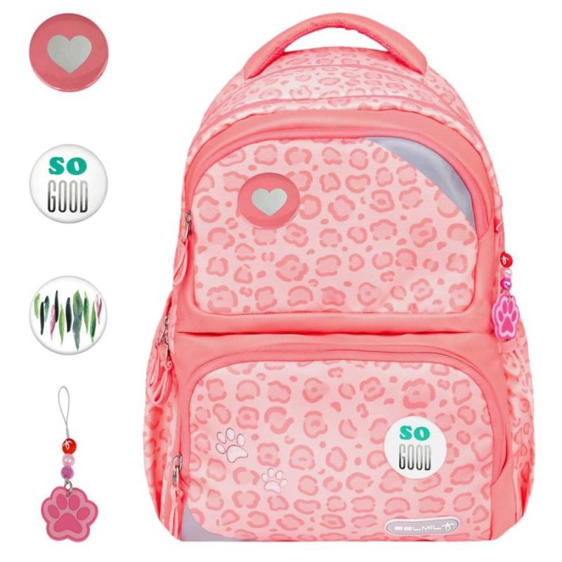 Belmil Schulrucksack MAXI PACK mit Patches "Caty" von Belmil