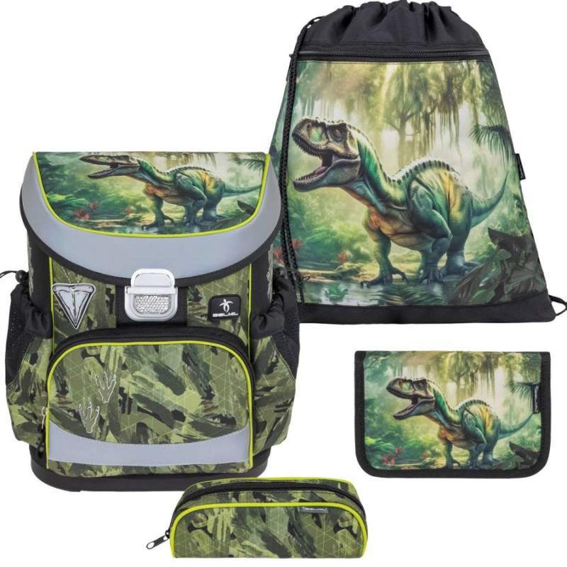 Schulranzen Set MINI FIT 4tlg. Dinosaurier "Lost World" für Jungen BELMIL von Belmil